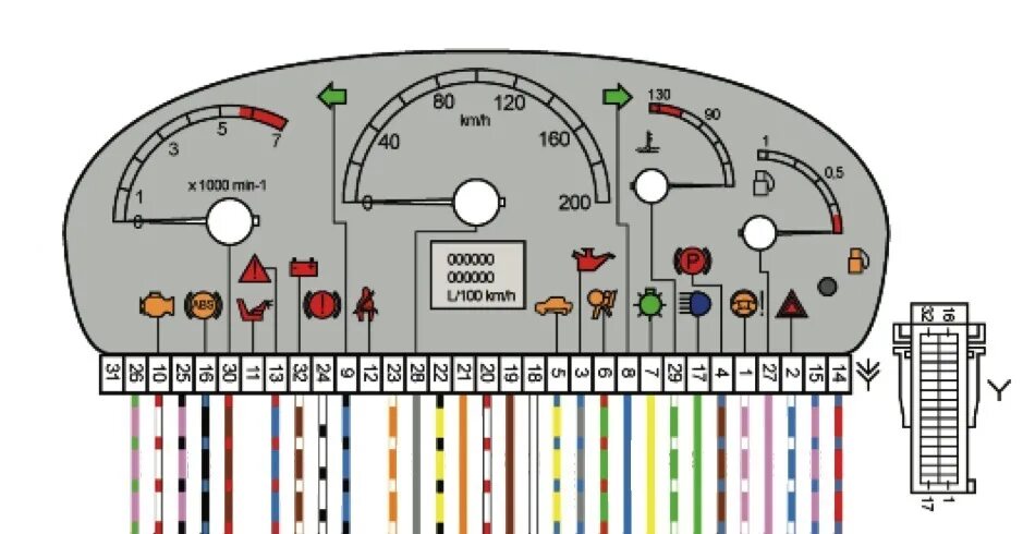 Распиновка щитка приборов приоры Установка бачка омывательной жидкости с датчиком - Lada 112 Coupe, 1,6 л, 2007 г