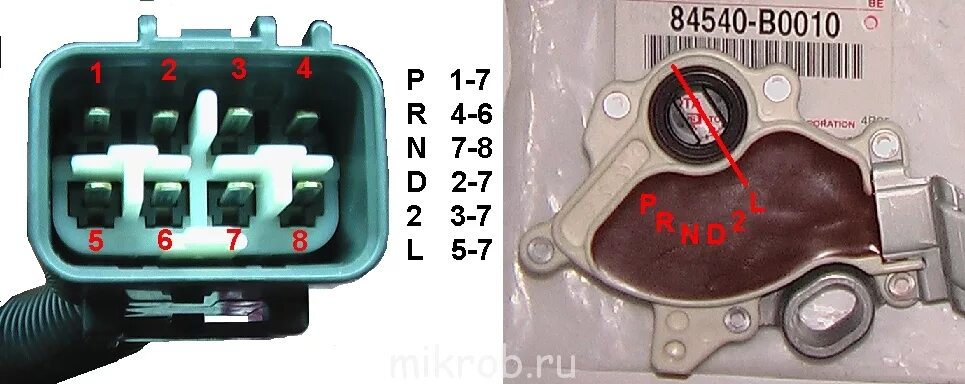 Распиновка селектора акпп Появился аналог датчика нейтрали АКПП - Клуб любителей микроавтобусов и минивэно