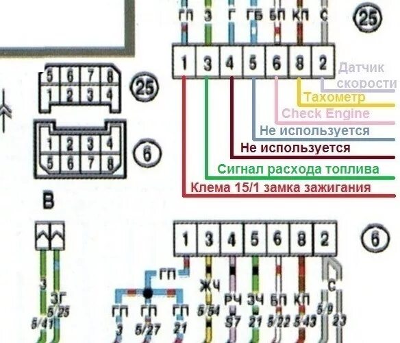 Распиновка схемы ваз Замена всего, что неработает. Part 28:Переход с январь 5.1.1-71 на 7.2 - Lada 21