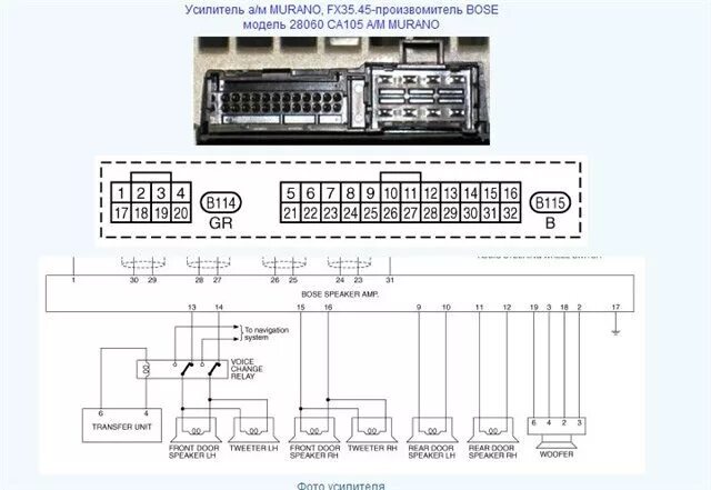 Распиновка штатного усилителя Нужна помощь в подключении усилителя BOSE - DRIVE2