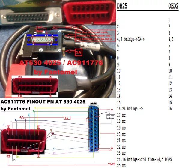 Распиновка сканматик 2011 Actia Multi Diag Clone PCB Rework as Original OBD2Diy.fr Blog Officiel