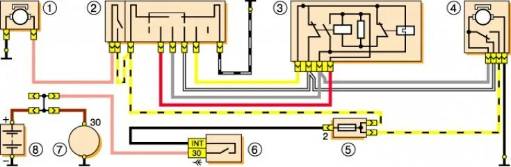 Распиновка стеклоочистителя ваз Windshield Wiper Repair (VAZ-21061 "Zhiguli" 1976-2006 / Electrical equipment / 