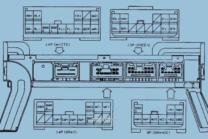 Распиновка усилителя Nakamichi пяти кональный усилитель c LX470 - купить в Новосибирске, цена 15 000 