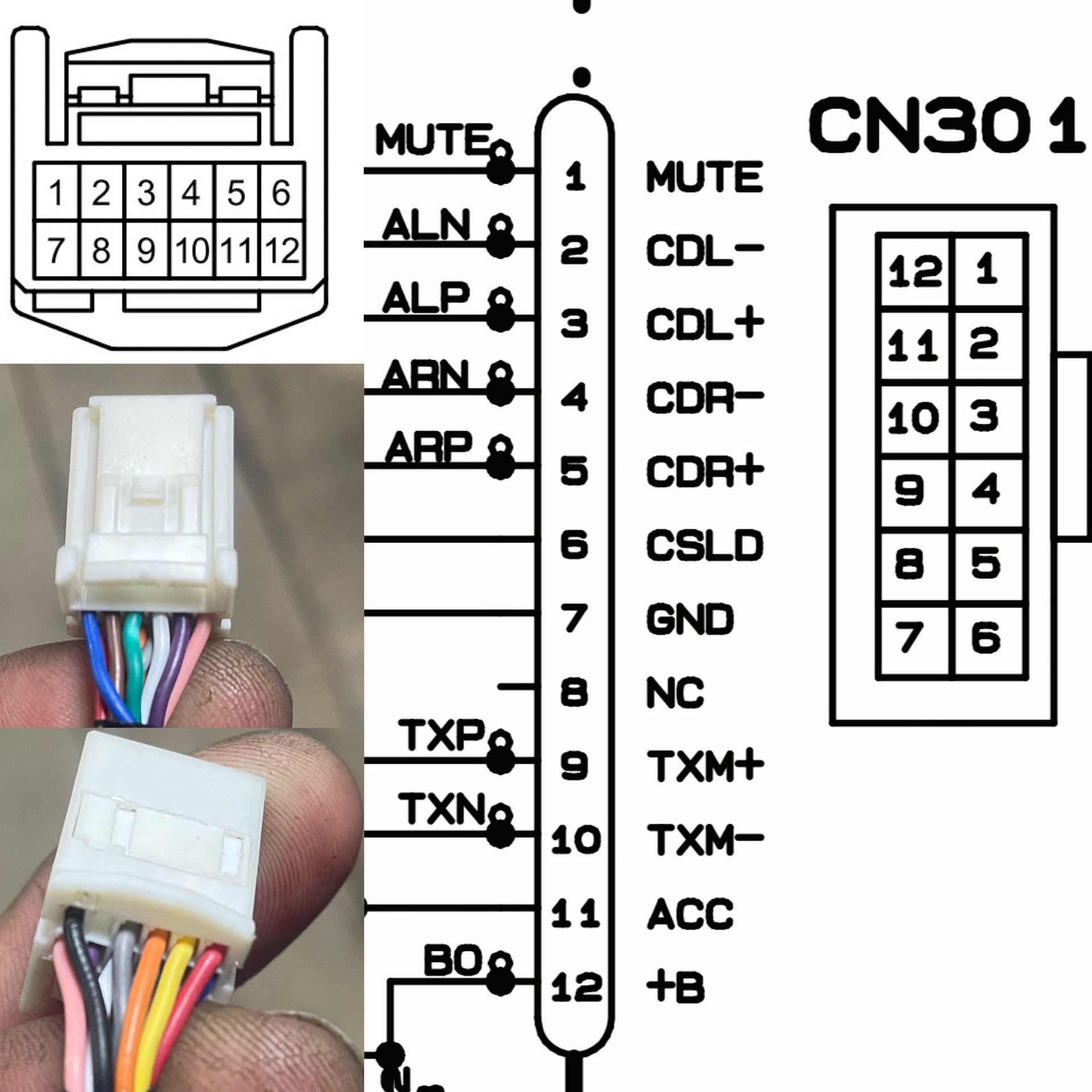 Распиновка ваз 12 Сломался" Grom USB3. Ремонт ГУ. - Lexus RX 400h (2G), 3,3 л, 2007 года видео DRI