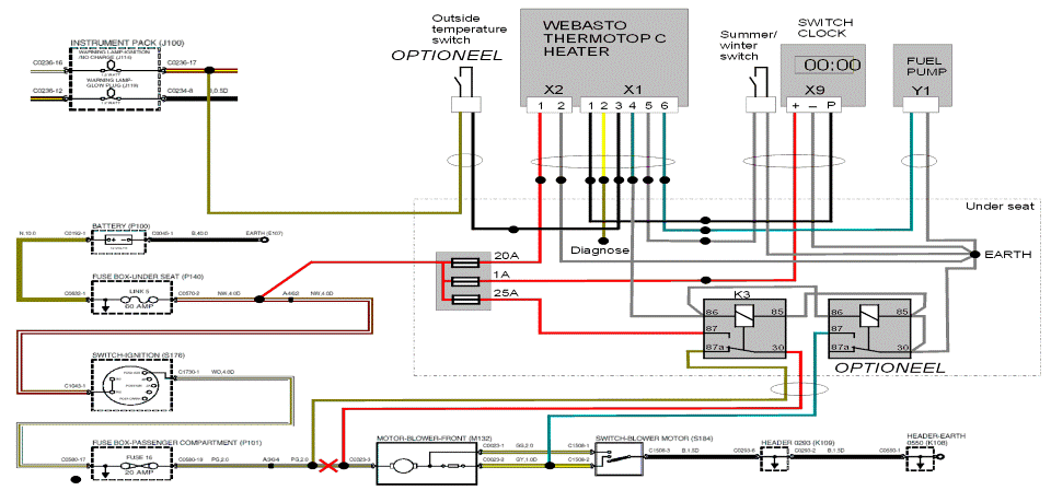 Распиновка вебасто термо Вебаста/ вебасто/ Webasto Thermo Top C ч. 1- подготовка - DRIVE2