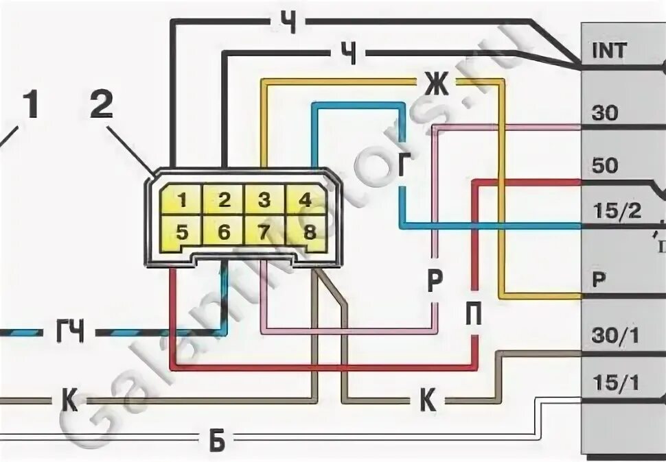 Распиновка замка 2114 Ваз 2115 дмрв признаки неисправности - Всё об автомобилях Лада ВАЗ