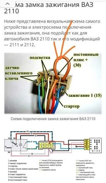 Распиновка замка 2114 Как подключить магнитолу в машине ваз 2112 видео - фото