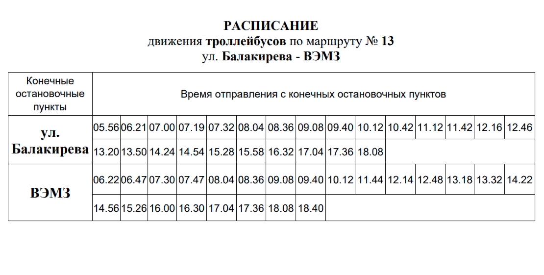 Расписание троллейбусов минск фото Во Владимире станет чаще ходить троллейбус № 13