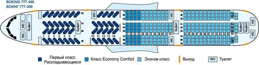 Расположение мест аэрофлот 777 300 схема Боинг 300ер схема - блог Санатории Кавказа