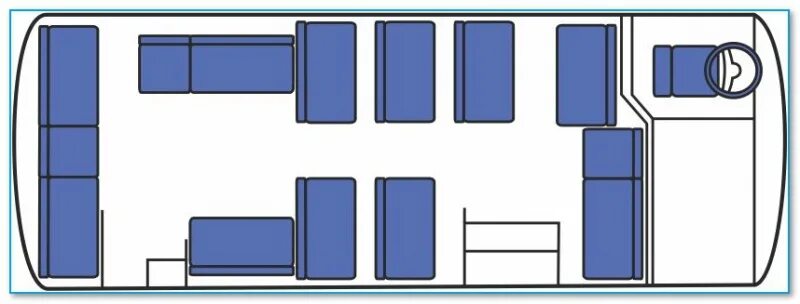 Расположение мест в автобусе паз схема ПАЗ 32053