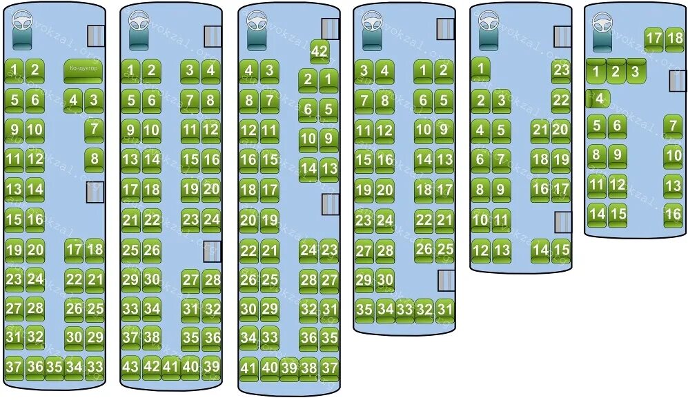 Расположение мест в автобусе по номерам схема Почему на сайте нет схемы мест в салоне автобуса? Почему схема мест не соответст