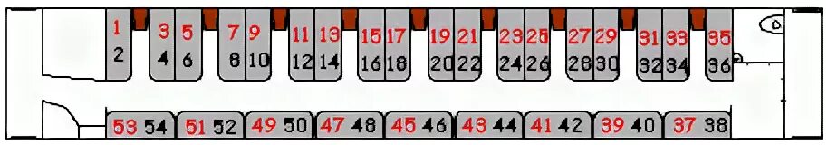Расположение мест в плацкарте по номерам схема Ответы Mail.ru: Как расположены места в плац карте (если есть фото то пришлите в