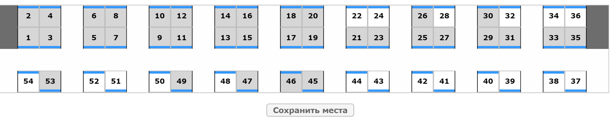 Расположение мест в плацкарте по номерам схема Плацкарт как выбрать места