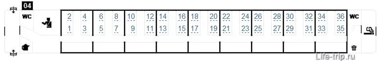 Расположение мест в поезде купе схема Как купить жд билеты РЖД онлайн через интернет