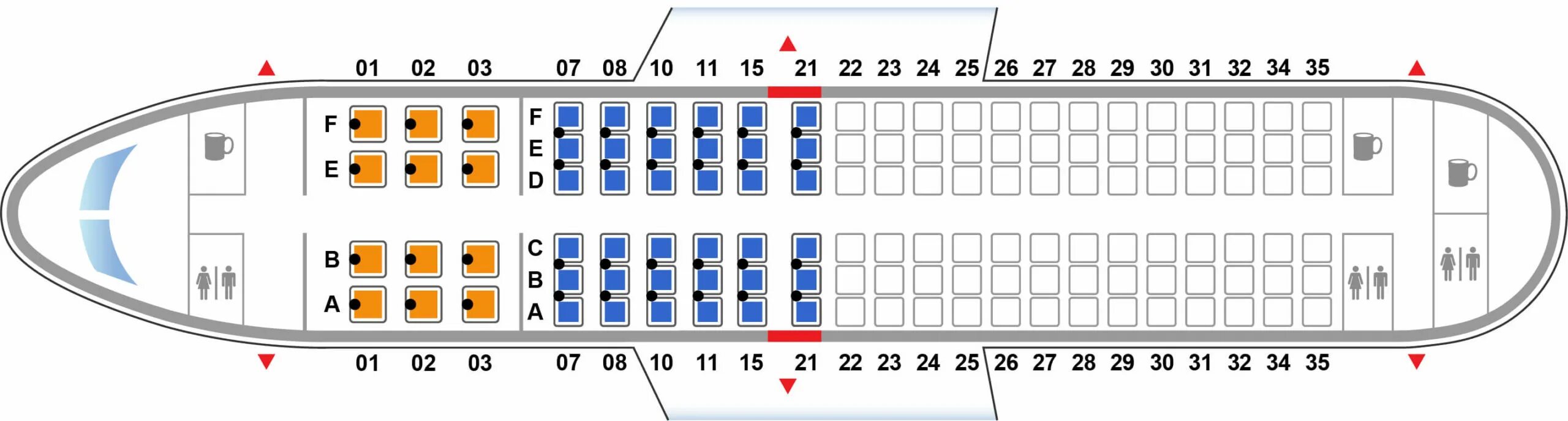 Расположение мест в самолете боинг 737 схема Боинг выбор места