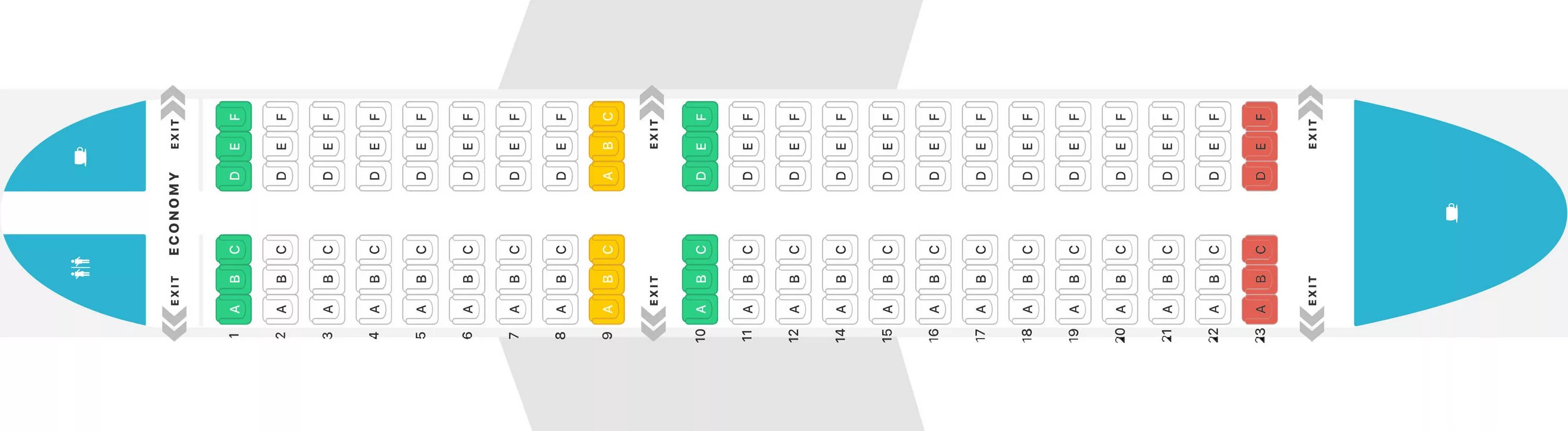Расположение мест в самолете по буквам схема ✈ Самолет Airbus A319: нумерация мест в салоне, схема посадочных мест, лучшие ме