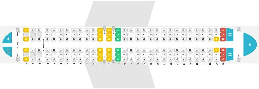 Расположение мест в самолете победа схема 7 Air Canada 737 Seating Chart 2k24 - wegadgets.net