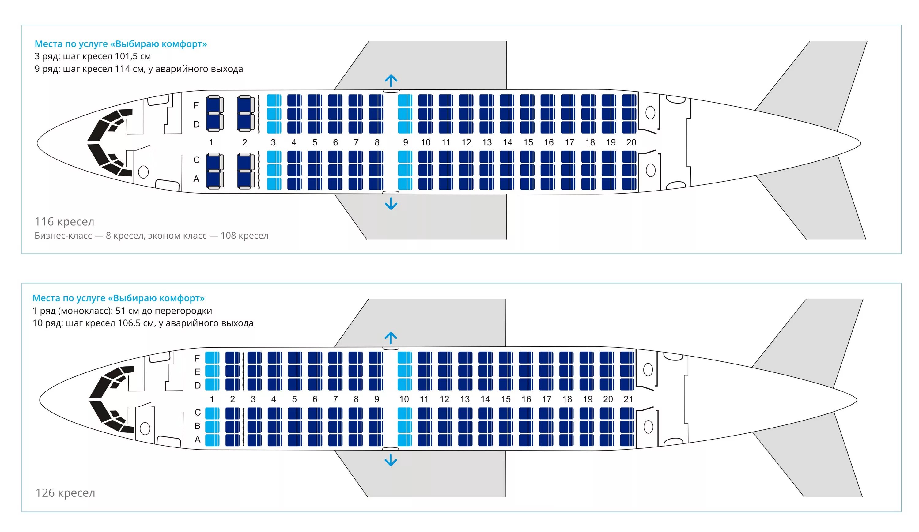 Расположение мест в самолете схема салона Авиакомпания ЮТэйр (UTair). Информация, фото, схема салона, видео, купить билеты