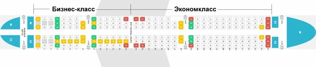 Расположение мест в самолете уральские авиалинии схема ✈ Самолет Airbus A321-200: нумерация мест в салоне, схема посадочных мест, лучши