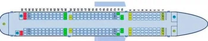 Расположение мест в самолете уральские авиалинии схема Схема салона А321 самолетов авиакомпаний "Аэрофлот", "Ютэйр", "Уральские авиалин