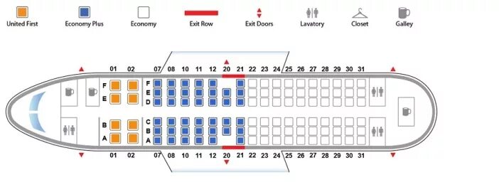 Расположение мест в самолете ютэйр схема Схема салона самолётов Boeing 737