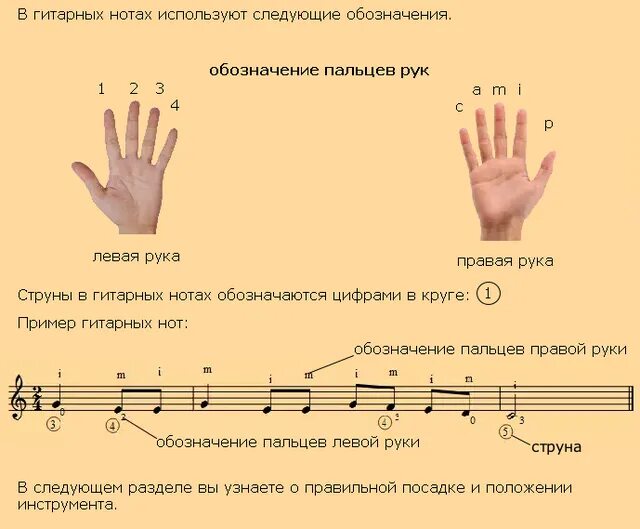 Расположение нот на руках схема Распознавание аккордов