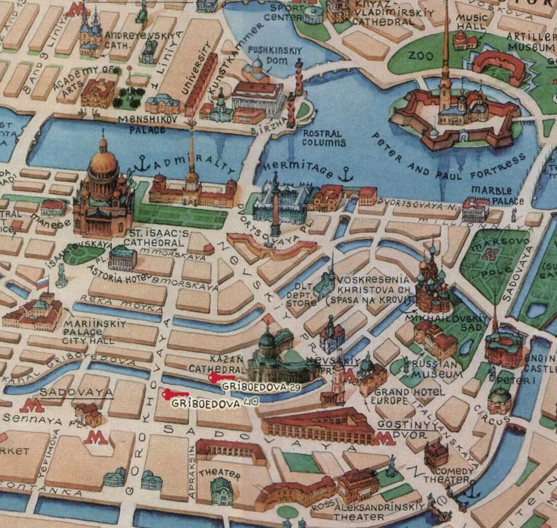 Расположение санкт петербурга фото Minihotel Minihotels Tourist map, St petersburg, Petersburg