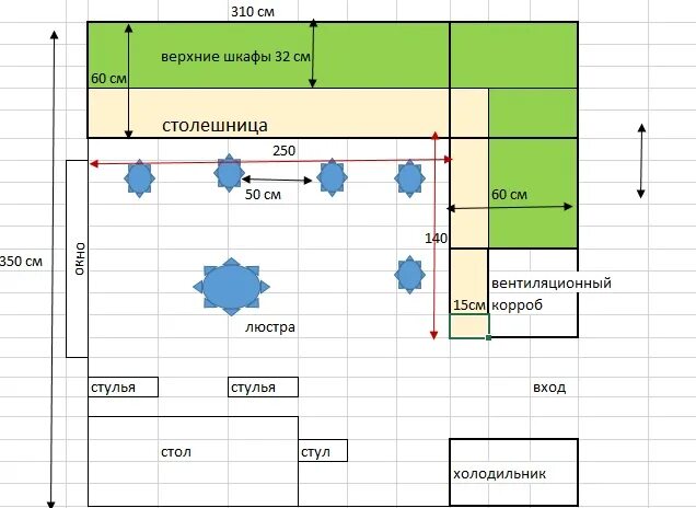 Расположение трековых светильников на кухне схема Освещение на кухне форум Идеи вашего дома о дизайне интерьера, строительстве и р