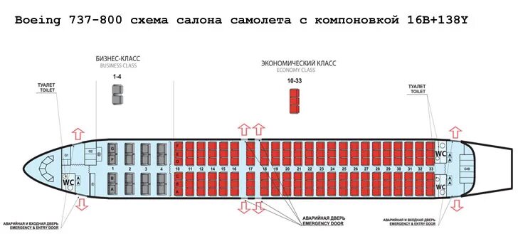 Расположения кресел боинг 737 800 схема Боинг 737 схема салона