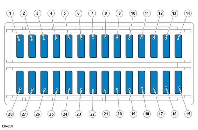Расположения предохранителей паз 32054 схема Battery and alternator: Central junction box (Freelander 2, 2006-2014) - LRman.r