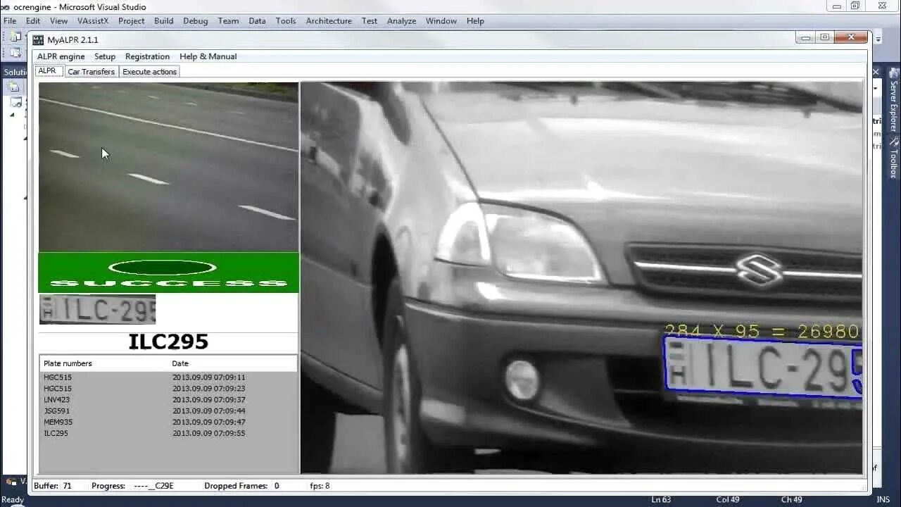 Распознать номер машины по фото онлайн License plate recognition, use an external program - YouTube