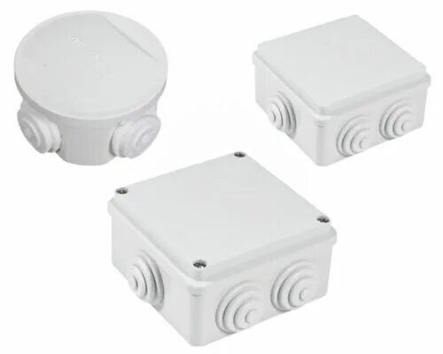 Распределительная коробка мтс фото White Waterproof Outdoor Terminal Junction Boxes Electrical Enclosure eBay