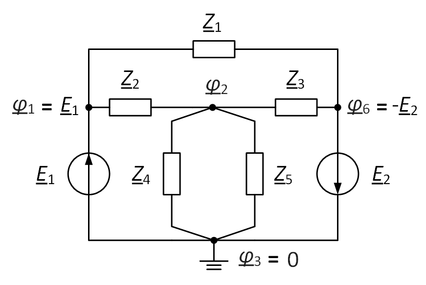 Рассчитать электрическую цепь для схемы моста Расчёт электрических цепей по методу узловых потенциалов: методика FaultAn.ru Дз