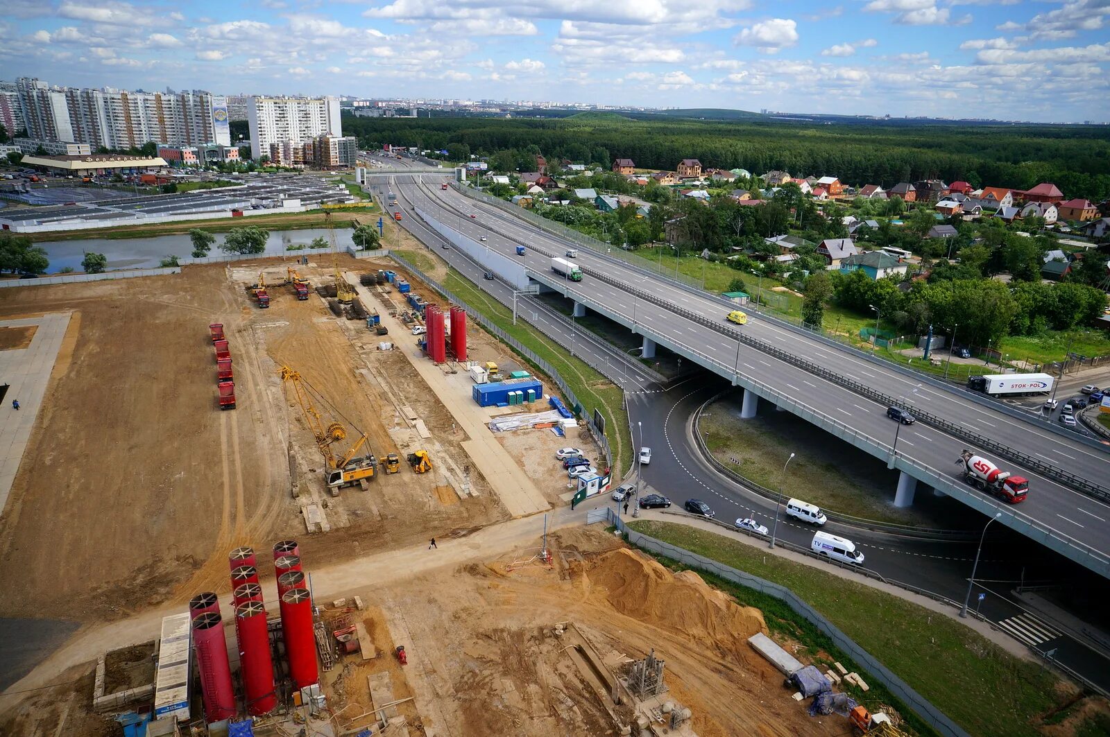 Рассказовка москва фото района Транспортный узел в Рассказовке "свяжет" метро, скоростной трамвай и автобусную 