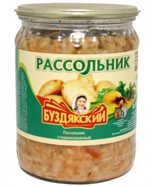 Рассольник в банках фото Буздякский рассольник/суп - купить с доставкой по выгодным ценам в интернет-мага