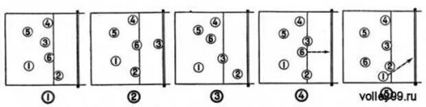 Расстановка 5 1 в волейболе схема позиции Прием мяча в волейболе - Интересности для любознательных - Медиаплатформа МирТес