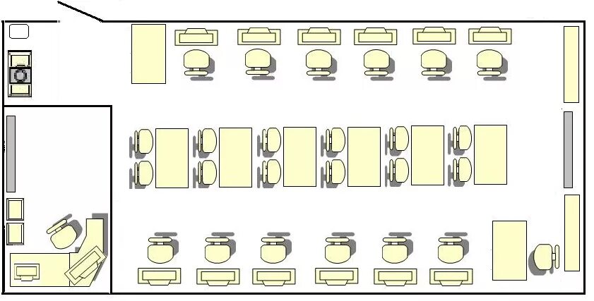 Расстановка мебели в классе схема Ясли Школа " Расстановка школьной мебели