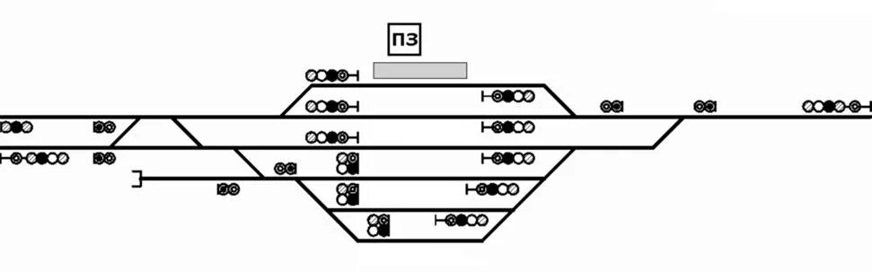 Расстановка светофоров на жд станции схема Тра 8