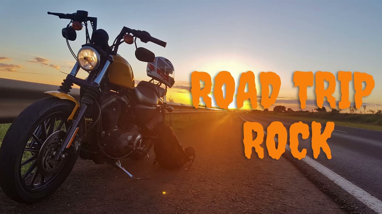 Рассвет мотоцикл фото Greatest Motor Rock Songs Classic Rock Biker On Road Trip Driving Rock Music - Y