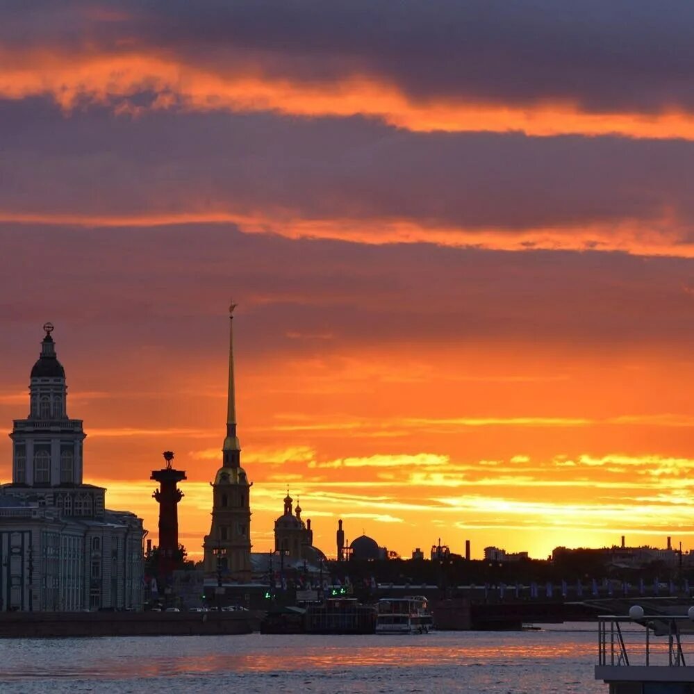 Рассвет в питере фото Доброе утро, Петербург!