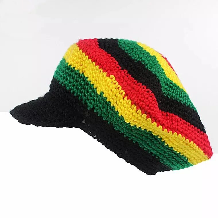 Растаманская шапка фото Популярная Трикотажная Шляпа Rasta На Заказ Оптом - Buy Крючком Rasta Ямайка Шап