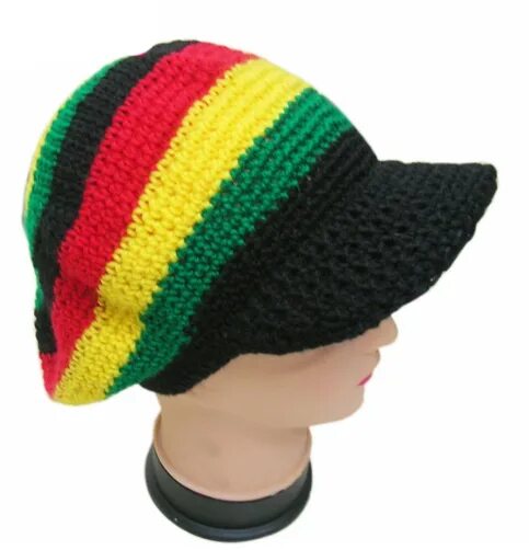 Растаманская шапка фото Çin Toptan Yüksek Kaliteli Rasta Bere Tam Şapka - Buy Rasta Bere Tam Şapka,Rasta