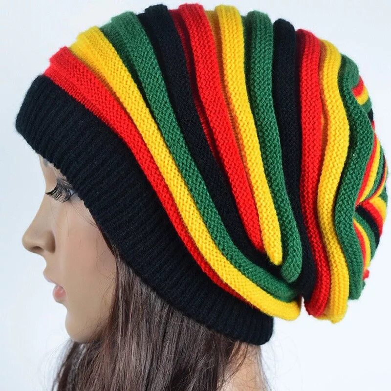 Растаманская шапка фото 11.11 Hats Jamaica Reggae Gorro Rasta Style Cappello Hip Pop Men's Winter Hats R