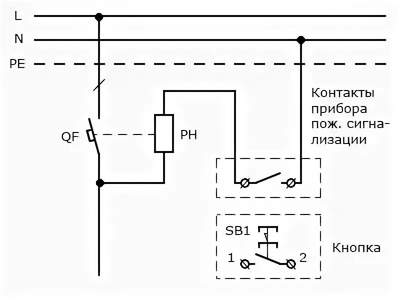 Расцепители автоматических выключателей схема подключения Схема подключения независимого расцепителя