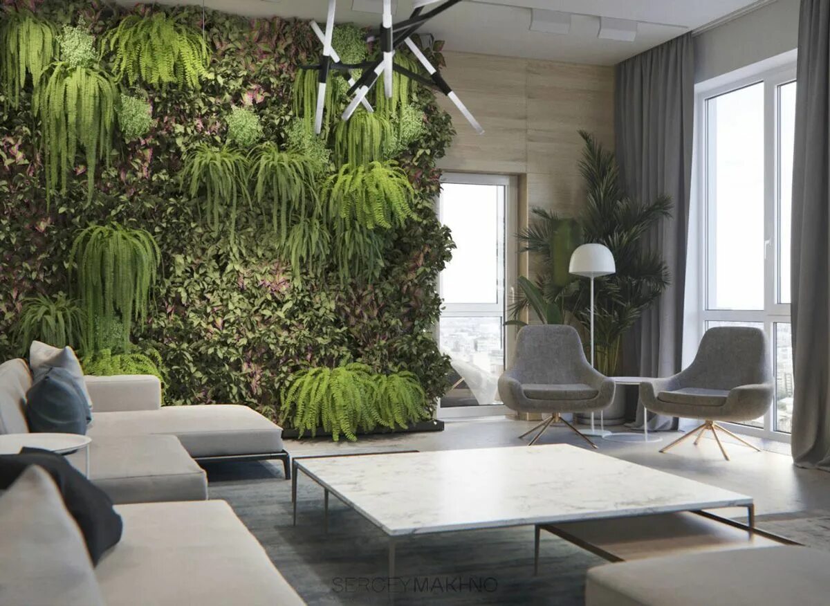 Растения для интерьера москва Minimalist Interior Design with Green Plant Accents Interior design plants, Mini