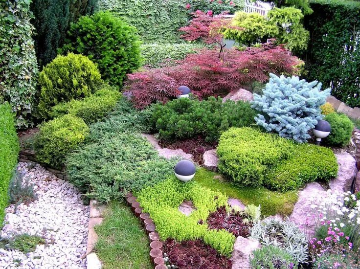 Растения для ландшафтного дизайна купить Colorful Design for a small garden! - Most Beautiful Gardens Giardino