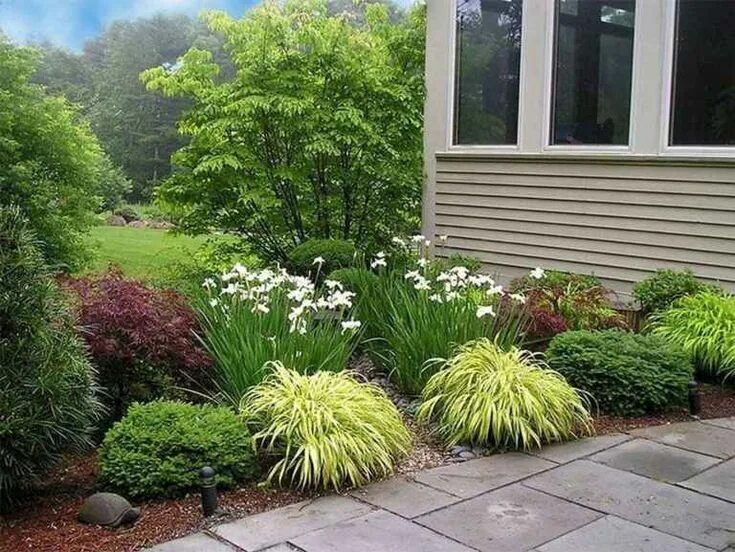 Растения в ландшафтном дизайне сада Cheap landscaping ideas for your front yard that will inspire you (1) - Lovelyvi