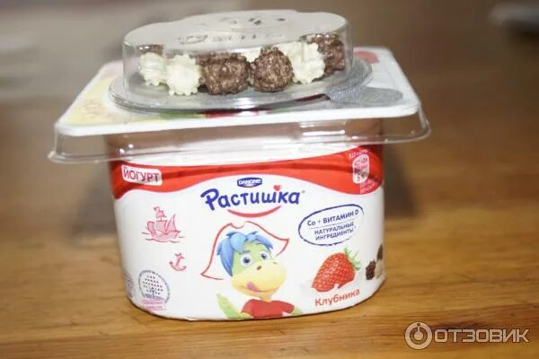 Растишка с печеньем фото Отзыв о Йогурт Danone "Растишка" Детям нравится, приятный на вкус, но состав не 