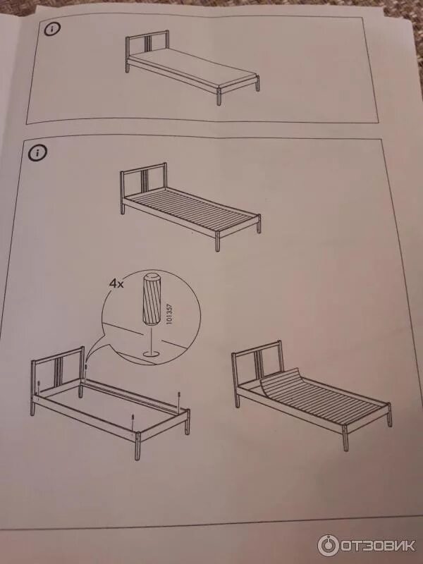 Растущая кровать икеа инструкция по сборке Отзыв о Каркас кровати Фьельсе Пахнет сосной, большая, удобная кровать fjellse д