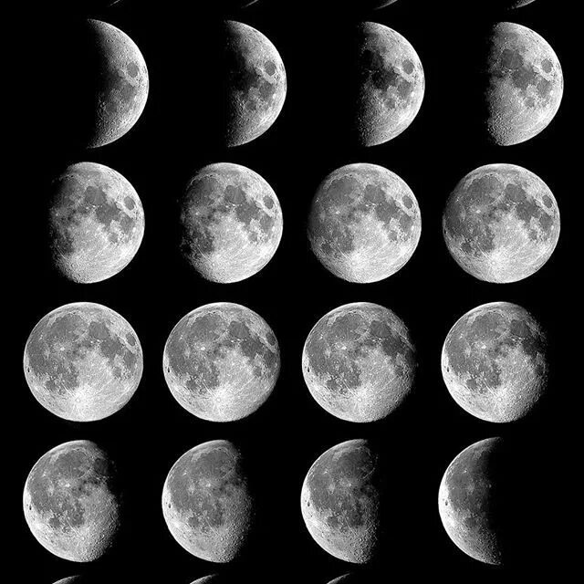 Растущая луна фото Phases of the moon! Today were in the last quarter. Release let go and forgive. 